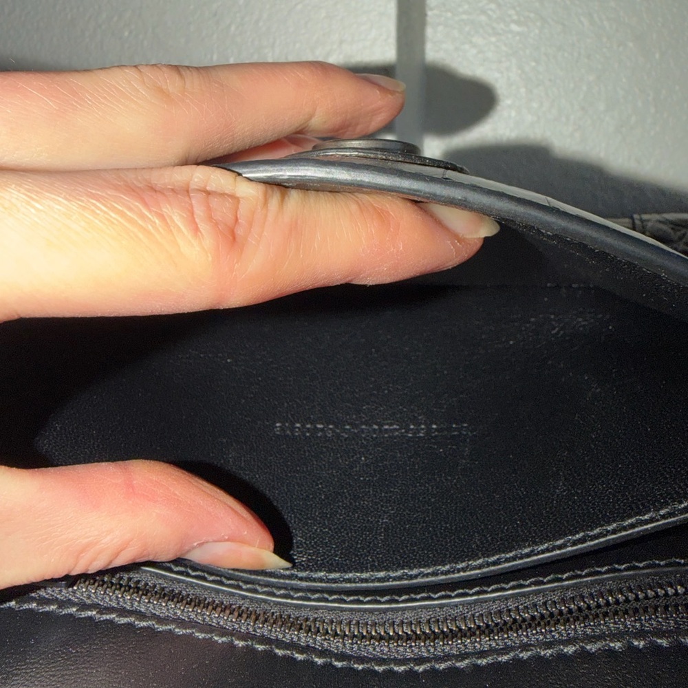 Balenciaga Black Croc XS Soft Hourglass Bag - Picture 14 of 15